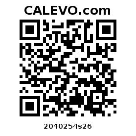 Calevo.com pricetag 2040254s26