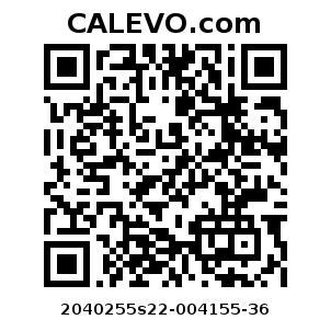 Calevo.com Preisschild 2040255s22-004155-36