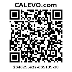 Calevo.com Preisschild 2040255s22-005135-38