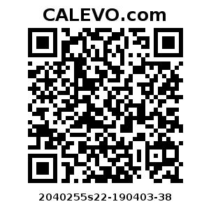 Calevo.com Preisschild 2040255s22-190403-38