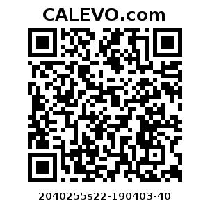 Calevo.com Preisschild 2040255s22-190403-40