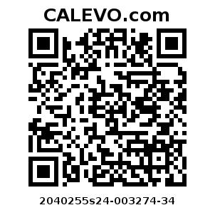 Calevo.com Preisschild 2040255s24-003274-34