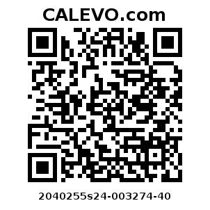 Calevo.com Preisschild 2040255s24-003274-40