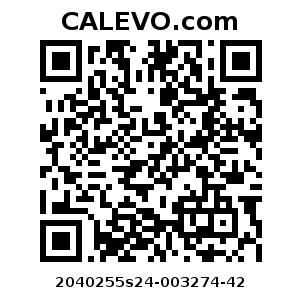 Calevo.com Preisschild 2040255s24-003274-42