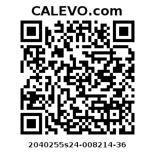 Calevo.com Preisschild 2040255s24-008214-36