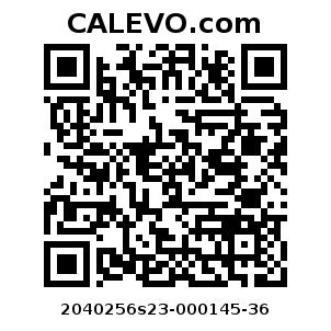 Calevo.com Preisschild 2040256s23-000145-36