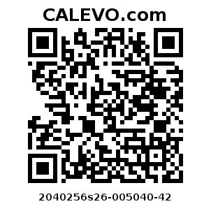 Calevo.com Preisschild 2040256s26-005040-42