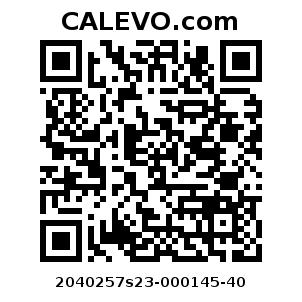 Calevo.com Preisschild 2040257s23-000145-40