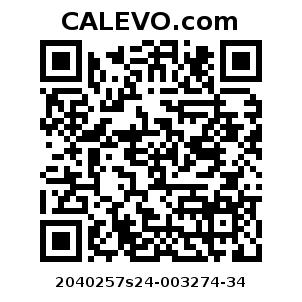 Calevo.com Preisschild 2040257s24-003274-34