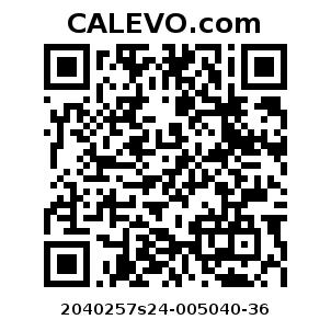 Calevo.com Preisschild 2040257s24-005040-36