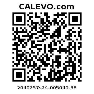 Calevo.com Preisschild 2040257s24-005040-38