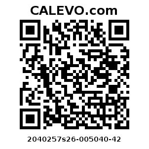 Calevo.com Preisschild 2040257s26-005040-42