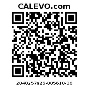 Calevo.com pricetag 2040257s26-005610-36