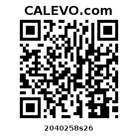 Calevo.com pricetag 2040258s26