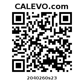 Calevo.com pricetag 2040260s23