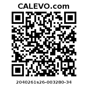 Calevo.com Preisschild 2040261s26-003280-34