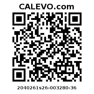 Calevo.com Preisschild 2040261s26-003280-36