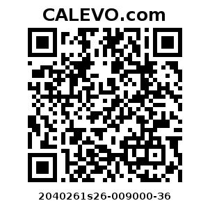 Calevo.com Preisschild 2040261s26-009000-36