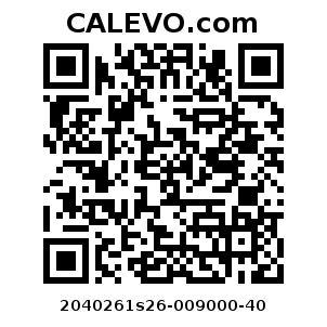 Calevo.com Preisschild 2040261s26-009000-40