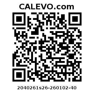 Calevo.com Preisschild 2040261s26-260102-40