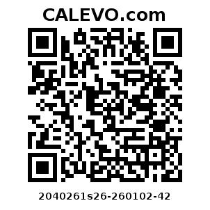 Calevo.com Preisschild 2040261s26-260102-42