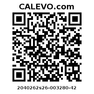 Calevo.com Preisschild 2040262s26-003280-42
