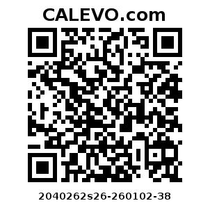 Calevo.com Preisschild 2040262s26-260102-38