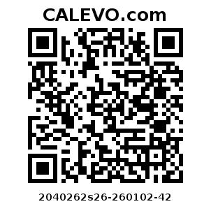 Calevo.com Preisschild 2040262s26-260102-42