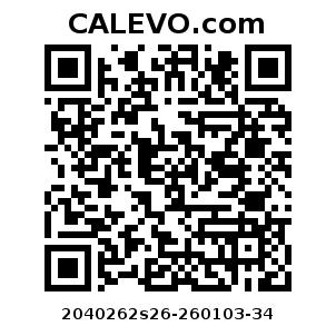 Calevo.com Preisschild 2040262s26-260103-34