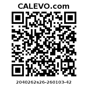 Calevo.com Preisschild 2040262s26-260103-42