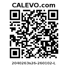 Calevo.com Preisschild 2040263s26-260102-L