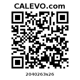 Calevo.com pricetag 2040263s26