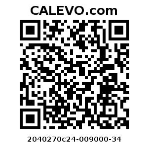 Calevo.com Preisschild 2040270c24-009000-34