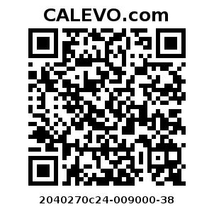 Calevo.com Preisschild 2040270c24-009000-38