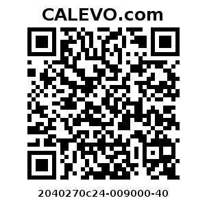 Calevo.com Preisschild 2040270c24-009000-40