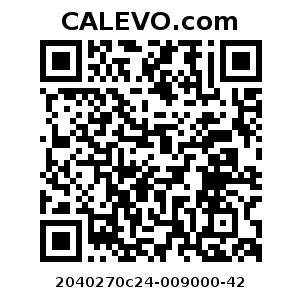 Calevo.com Preisschild 2040270c24-009000-42