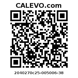 Calevo.com pricetag 2040270c25-005006-38