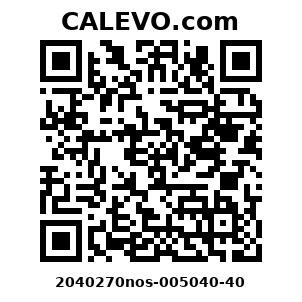 Calevo.com Preisschild 2040270nos-005040-40
