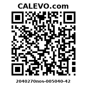 Calevo.com Preisschild 2040270nos-005040-42