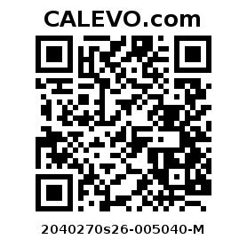 Calevo.com Preisschild 2040270s26-005040-M