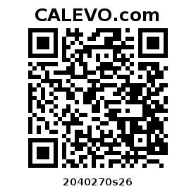Calevo.com pricetag 2040270s26