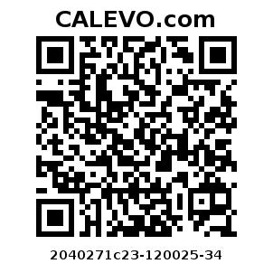 Calevo.com Preisschild 2040271c23-120025-34