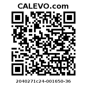 Calevo.com Preisschild 2040271c24-001650-36