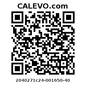 Calevo.com Preisschild 2040271c24-001650-40