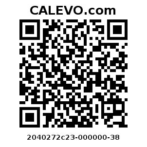 Calevo.com Preisschild 2040272c23-000000-38