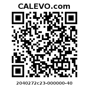 Calevo.com Preisschild 2040272c23-000000-40