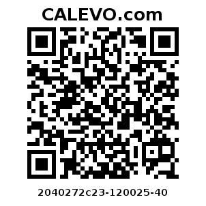 Calevo.com Preisschild 2040272c23-120025-40