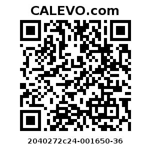 Calevo.com Preisschild 2040272c24-001650-36