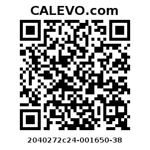 Calevo.com Preisschild 2040272c24-001650-38