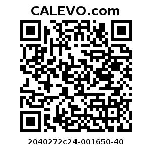 Calevo.com Preisschild 2040272c24-001650-40